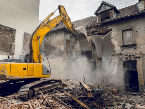 zone de démolition - ediag - diagnostic immobilier