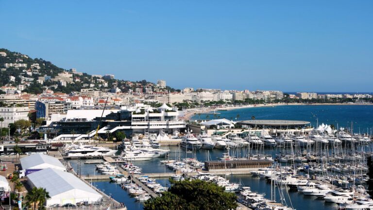 Vue sur Cannes et son port de plaisance : DPE à Cannes par EDIAG