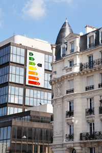 Immeuble en copropriété et étiquette énergétique du DPE collectif