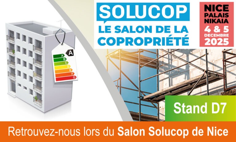 EDIAG au salon Solucop de la copropriété à Nice, Palais Nikaïa, décembre 2025, stand D7